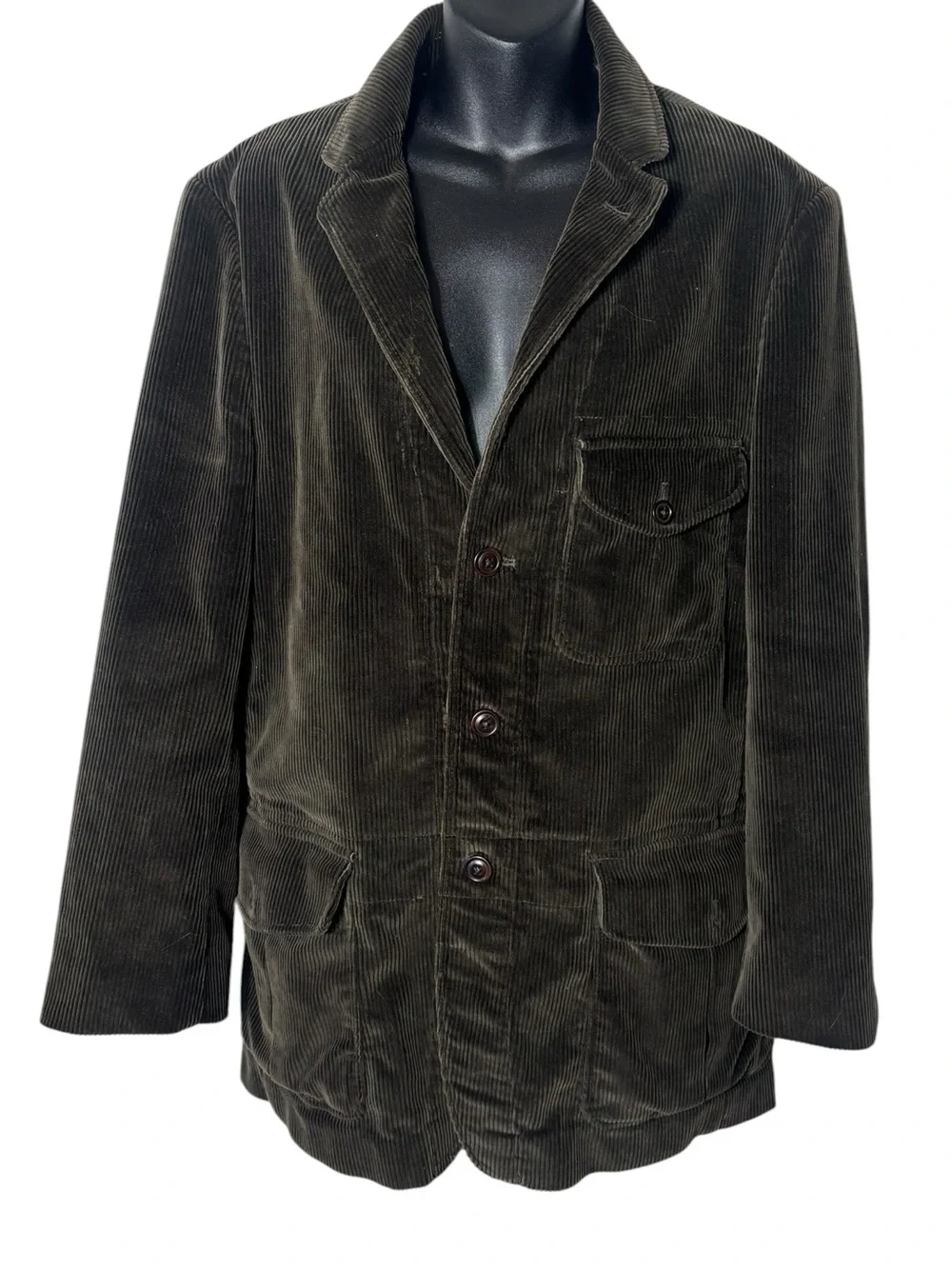 J crew Holmes style corduroy sport coat elbow patch blazer men’s‎ medium